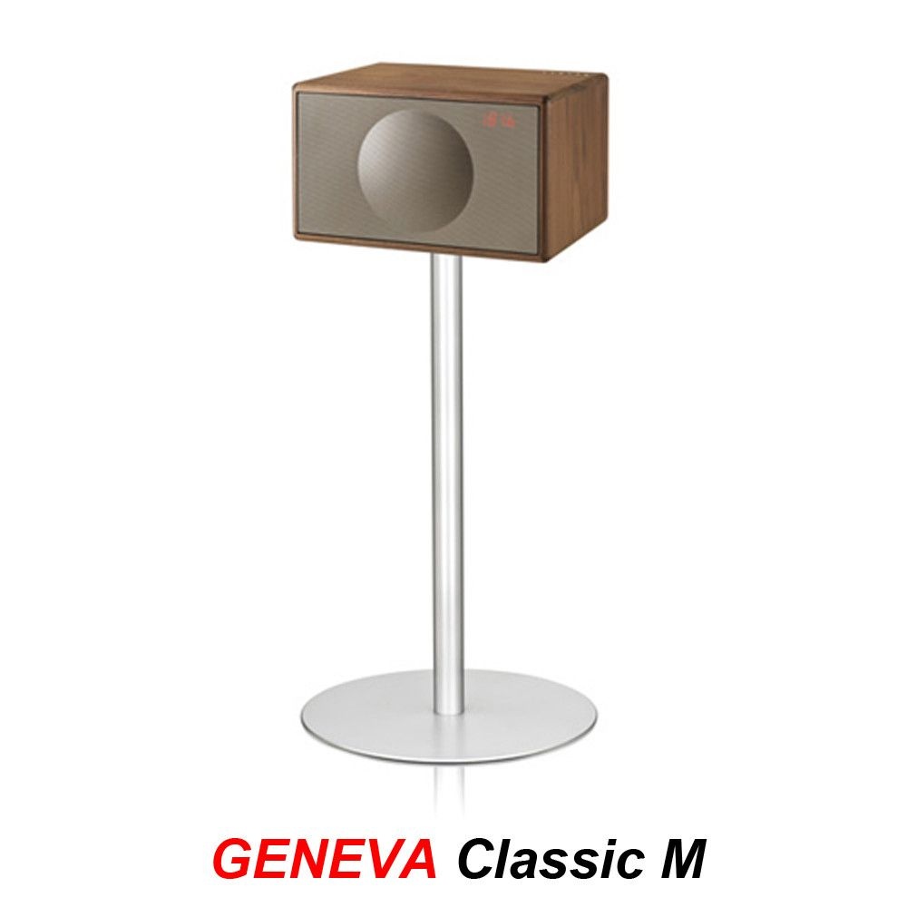 제네바 M 월넛+(스탠드포함) Classic M 블루투스 스피커 콤팩트 하이파이 인테리어용
