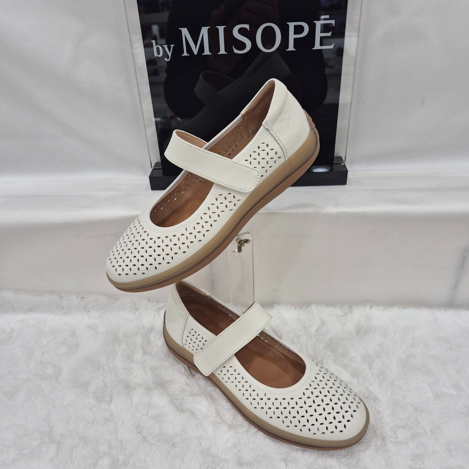 By미소페 여성 메리제인 컴포트 슈즈 112HH415TT003 IVORY 2JJ