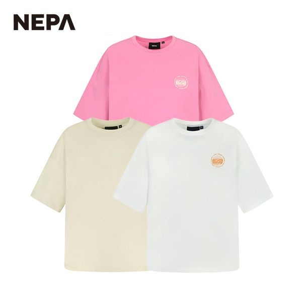 NEPA㈜ 네파 여성 나이스하이크 세미크롭 반팔 라운드 티셔츠 7J45375