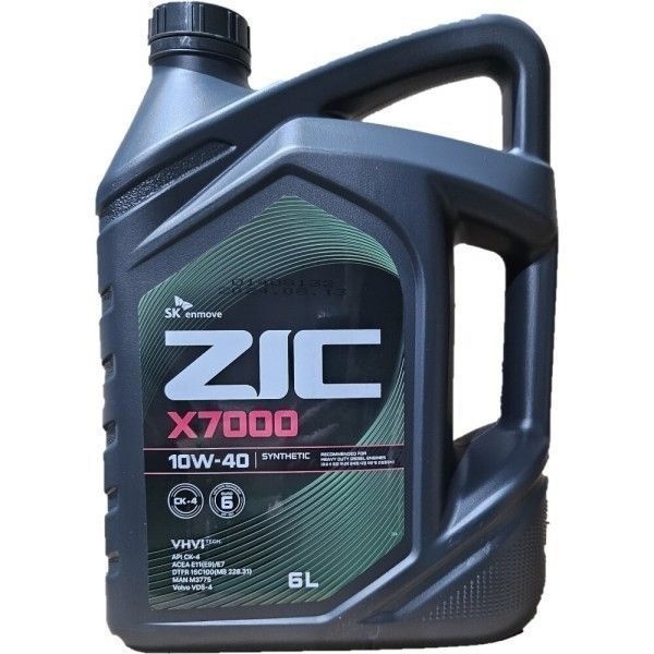 테온셀 ZIC 지크 X7000 CK4 10W40 6L