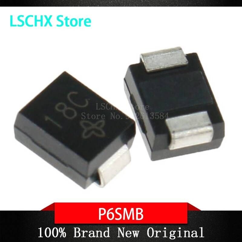[해외] 전기용품 퓨즈 콘덴서 릴레이 스위치 센서 50개 P6SMB16A P6SMB16CA P6SMB18A P6SMB18CA P6SMB20A P6SMB20CA SMB 과도 전압 Suppresso