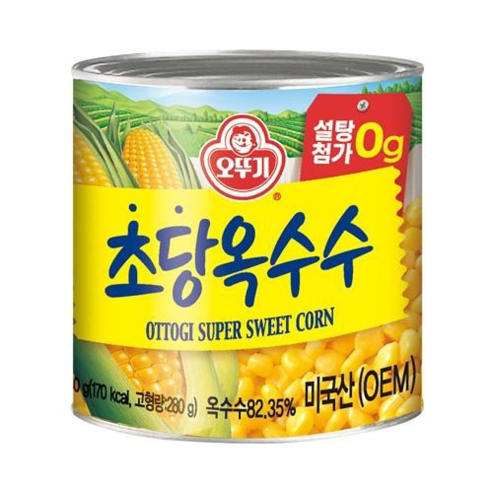 초당옥수수 수퍼스위트콘 무가당 340g 24개