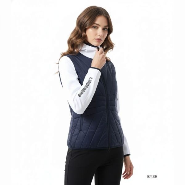 J.LINDEBERG 제이린드버그 여성 홀마 퀼트 하이브리드 후드 골프 자켓 GWOW10874-6855