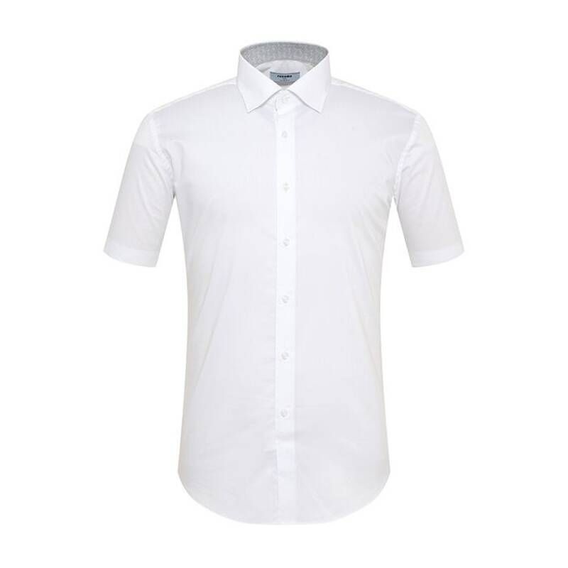 레노마 <매장정품> renoma [롯데 청량리점]스판 트윌 솔리드 반소매 슬림핏셔츠 RZUSL1950WH 1303561