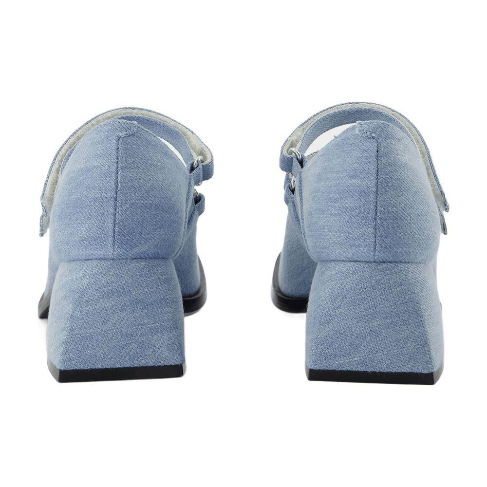 노달레토 23 S/S 노달레토 불라 BACARA 펌프스 NODALETO 블루 레더 NO11-79-121 B0731456625