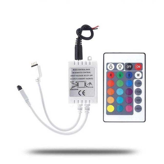 LETEO RGB LED바 모듈 12V 24V 컨트롤러 무선리모콘