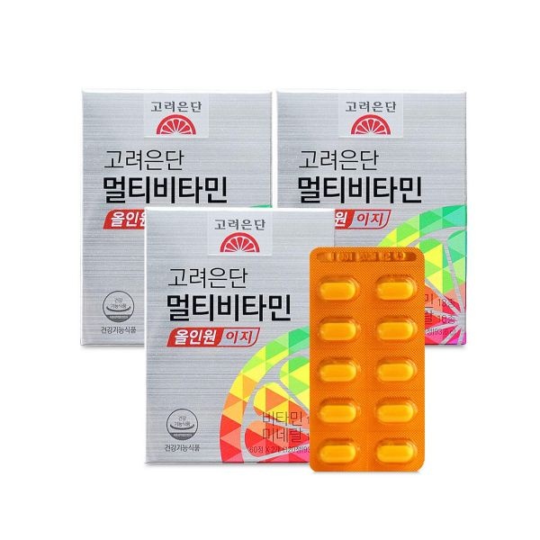 고려은단 멀티비타민 올인원 이지 120정 3개