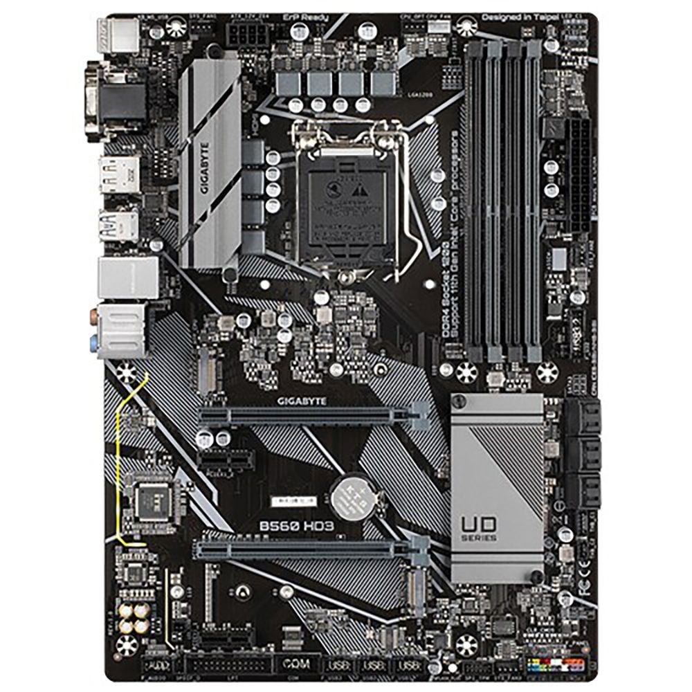GIGABYTE B560 HD3 듀러블에디션 ATX 1200 소켓 10세대 11세대 메인보드 백패널 포함