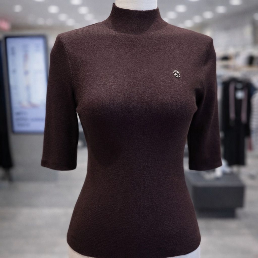 (주)아이올리 에고이스트 [모다아울렛][에고이스트]반폴라 베이직 니트탑 ES1BX001_DG 대구점