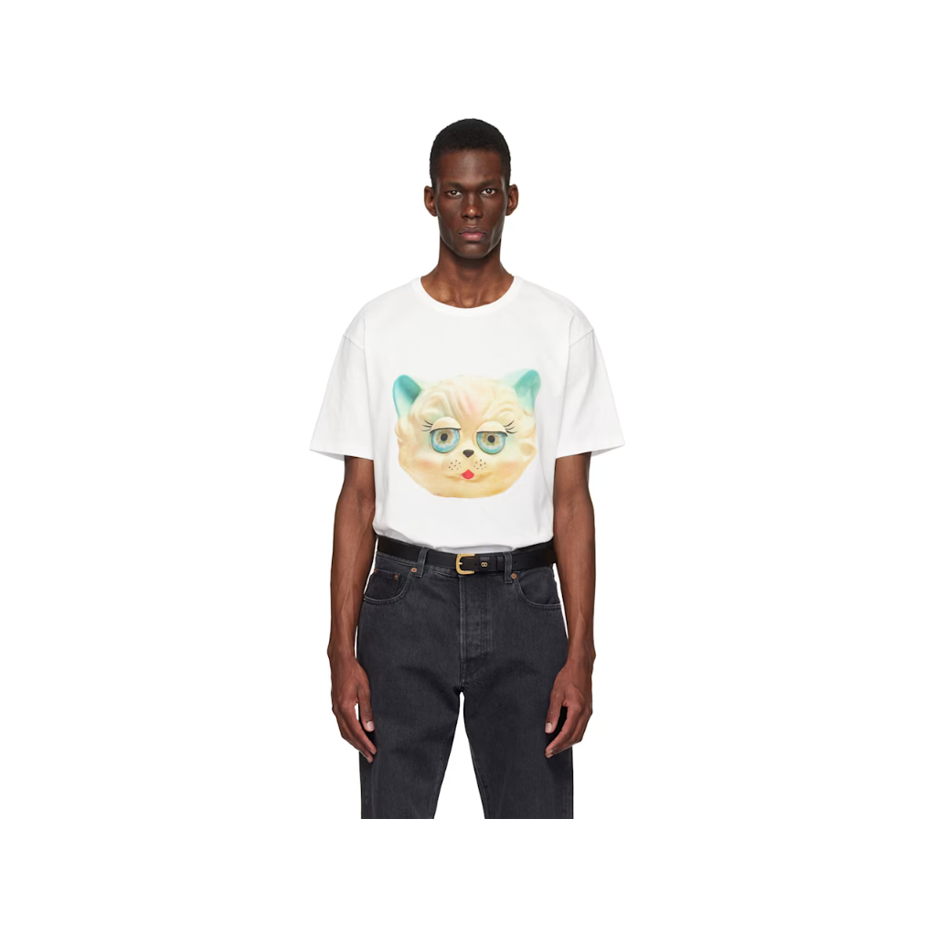 발렌티노 발렌티노 화이트 코튼 르 샤 드 라 메종 프린트 티셔츠 8V3MG16PBD0 TP873080217