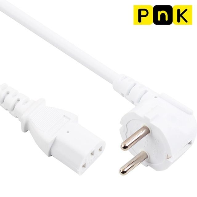 강원전자 PnK P060A 220V 전용 3구 AC 파워 케이블 1.5m 화이트