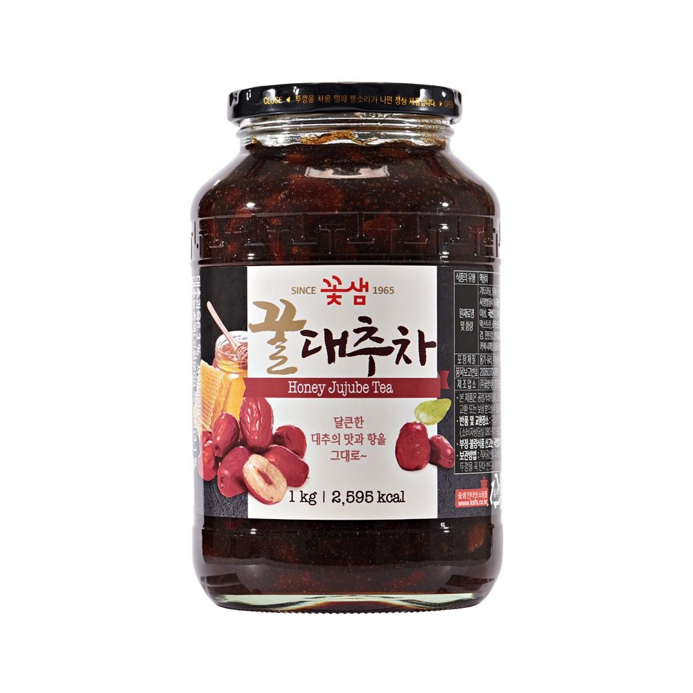 꽃샘 꿀대추차 1kg 1박스 8개