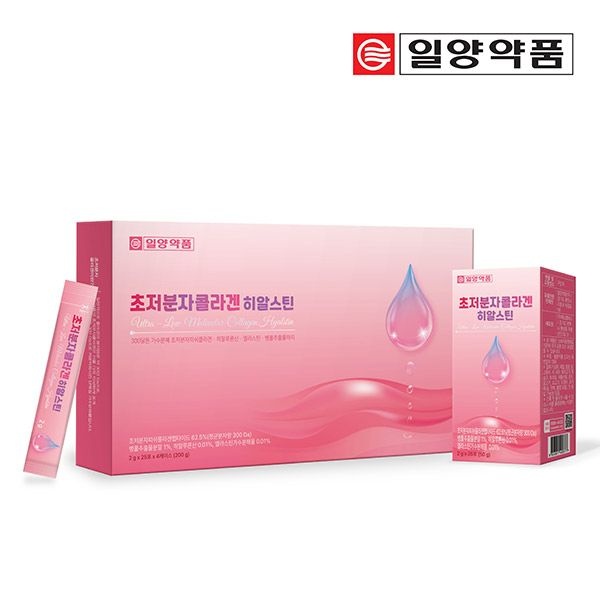 일양약품 300달톤 초저분자 콜라겐 히알스틴 300포 300일 쇼핑백 선물세트