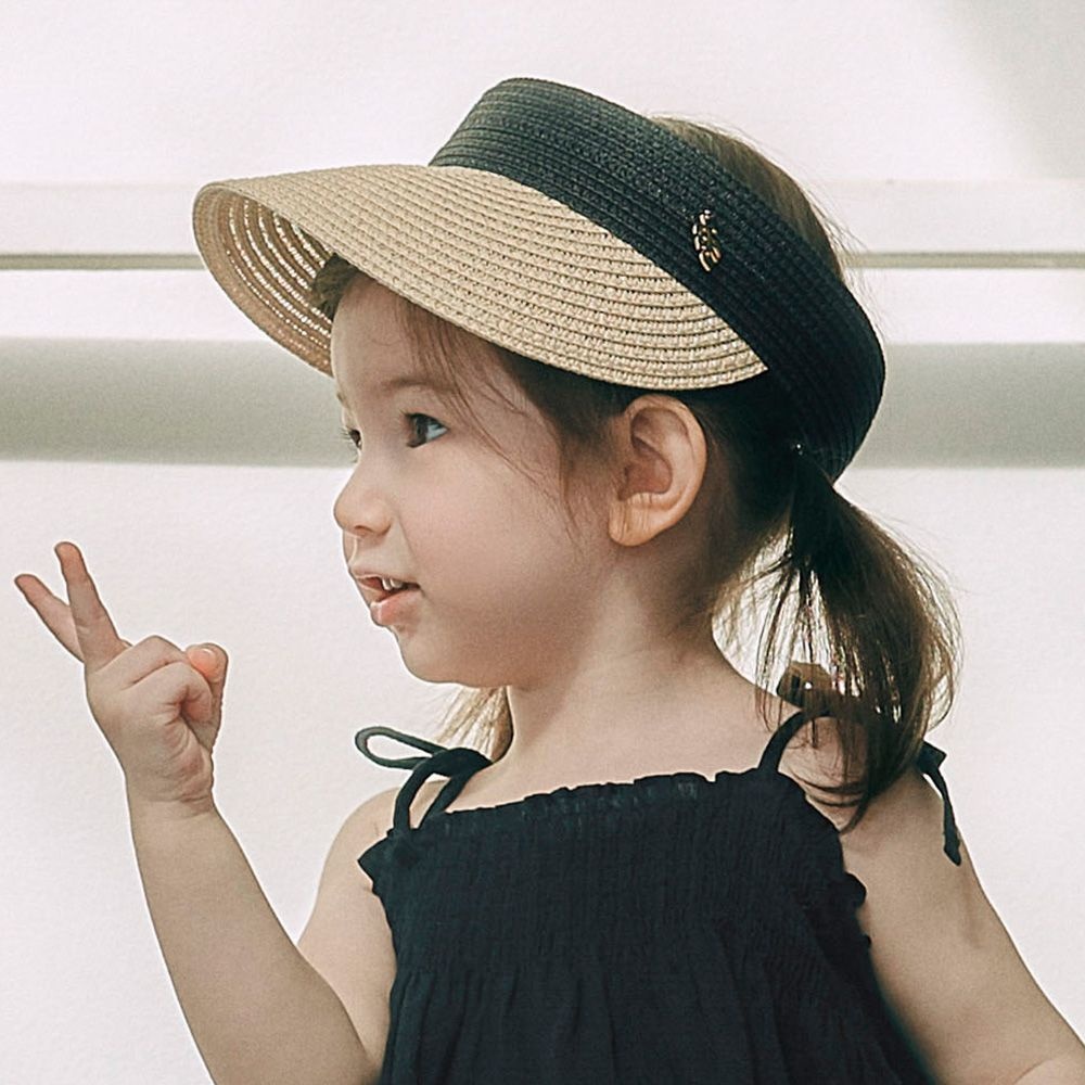 [SIZE~6Y] 토트 아기 밀짚 썬캡