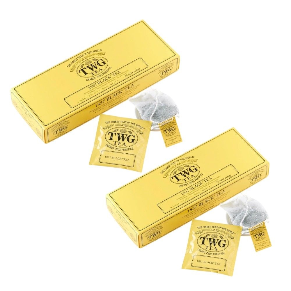 TWG 싱가폴 1837 블랙티 홍차 15티백 x 2팩