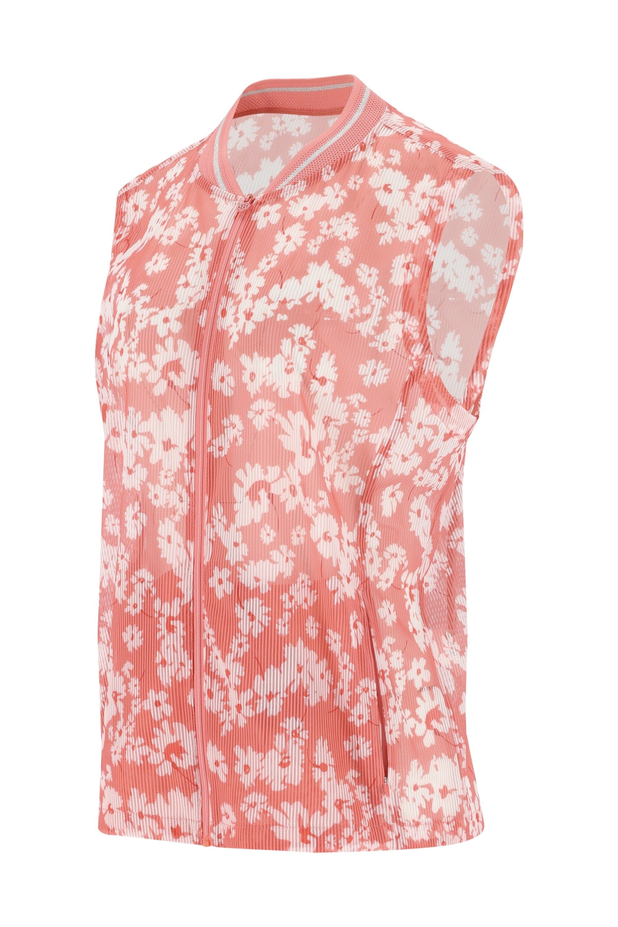 메쉬 프린트 베스트 1L41433KJ