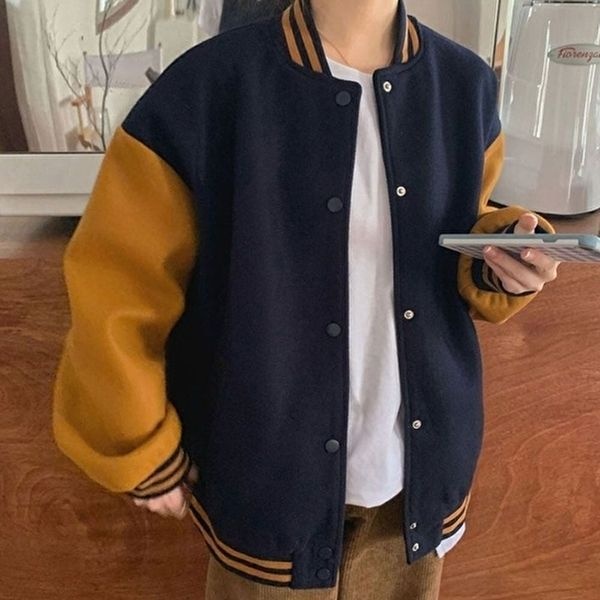 캐주얼 여성 겨울 나들이 패션 기모 야구 점퍼 자켓 (HSJ-WD45680)
