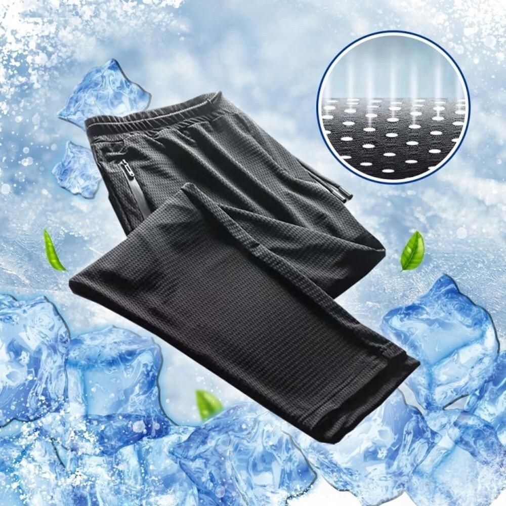 남자 시원한 트레이닝 고탄성 메쉬 밴딩 바지 OC-PTS-SWFI07CN