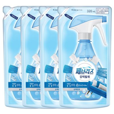 페브리즈 섬유탈취제 리필 320mlX4개 상쾌한 향