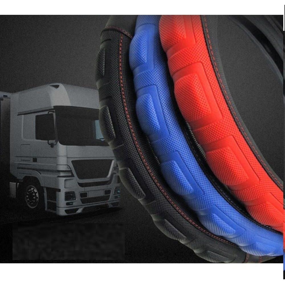 SJ차량용품도소매 대형버스 화물 츄레라 트럭핸들커버490 그립감 핸들바 두꺼운커버 밀착력 추천 튜닝