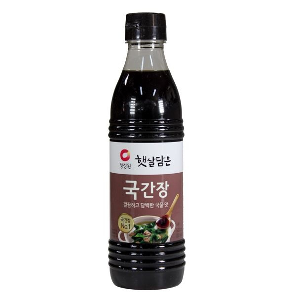 [온누리7%혜택]청정원 햇살담은 자연숙성 국간장 500ml