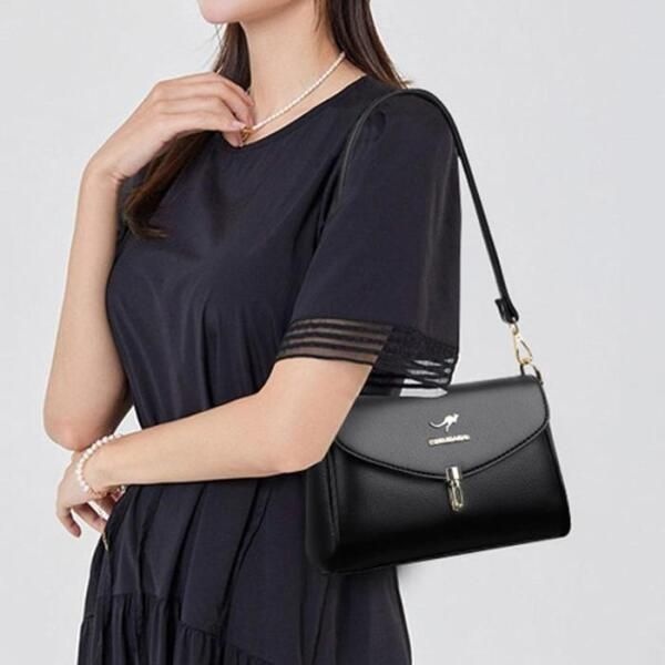 [셀러허브잡화] 캐쥬얼 정장코디 핸드백 숄더백 J41693 도시락가방