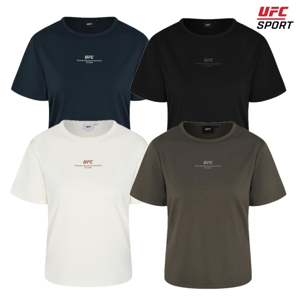 [롯데백화점] UFC 스포츠 여성 모달 소재 사용 플로우 릴렉스핏 반팔 티셔츠 U2SSW2201 LE1221099269