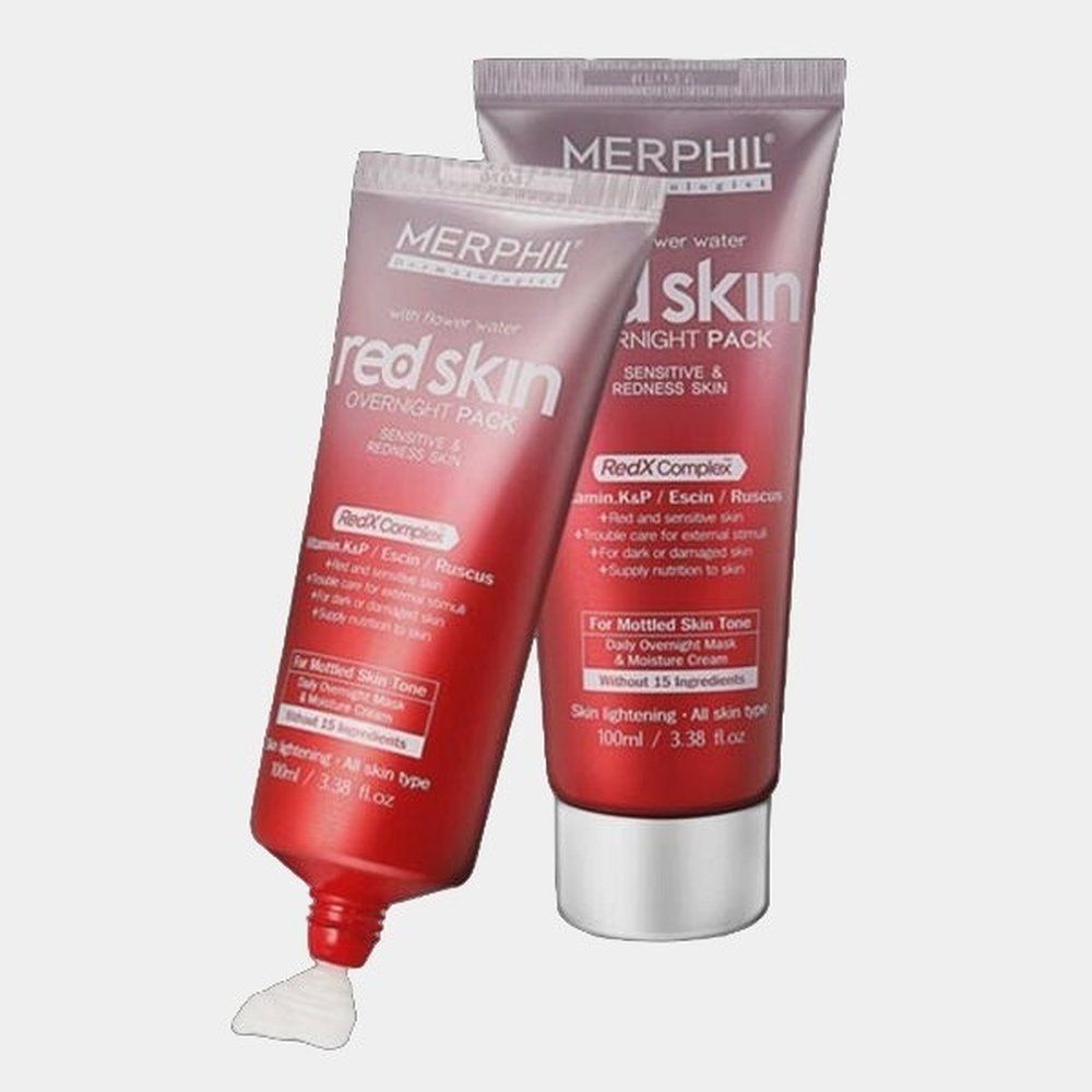 메르필 레드스킨 오버나이트팩 100ml 붉은피부 트러블 수면크림
