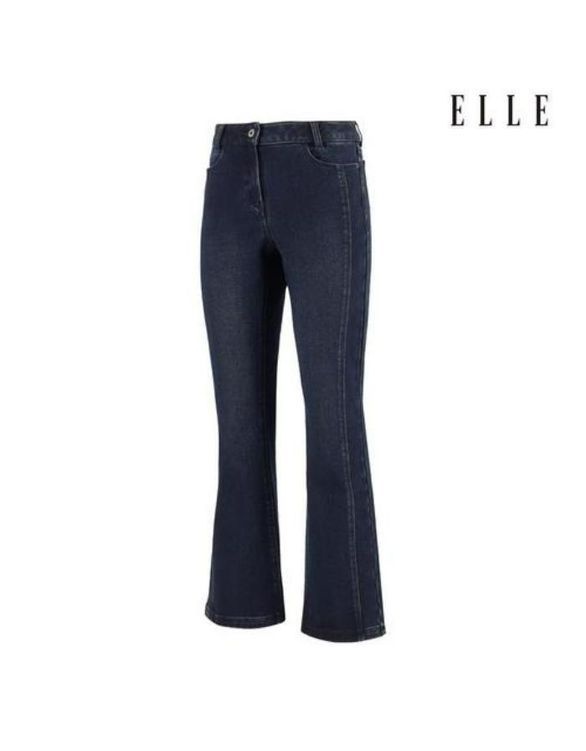 엘르골프 [백화점 정품] 엘르골프 여성바지 여성 기모 스트레치 부츠핏 데님 바지 6K61610 809