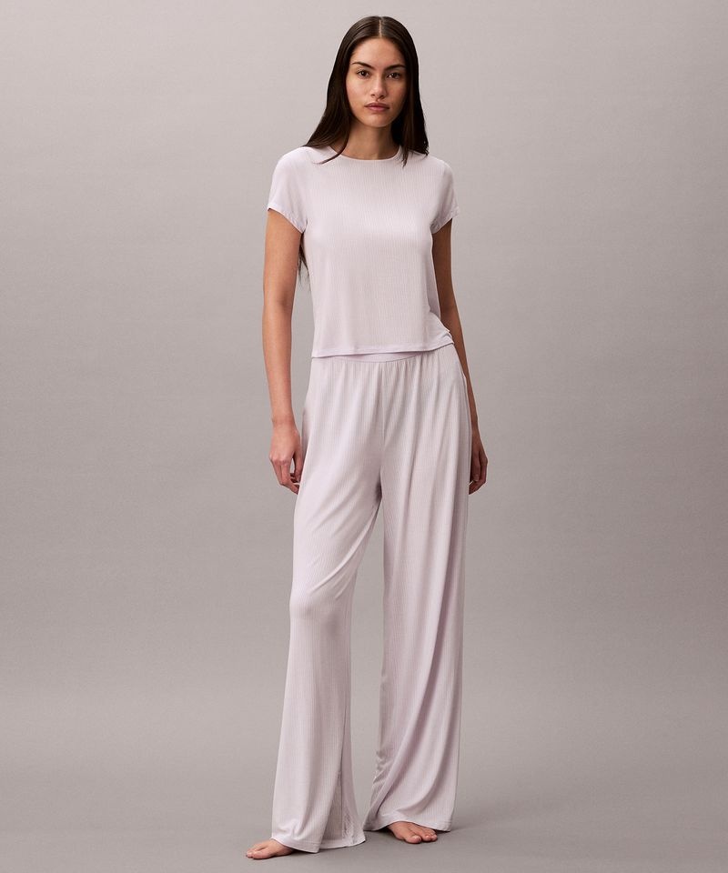 캘빈클라인 언더웨어 CALVIN KLEIN UNDERWEAR 여성 모달 립 반팔 티QS76182IK 131841