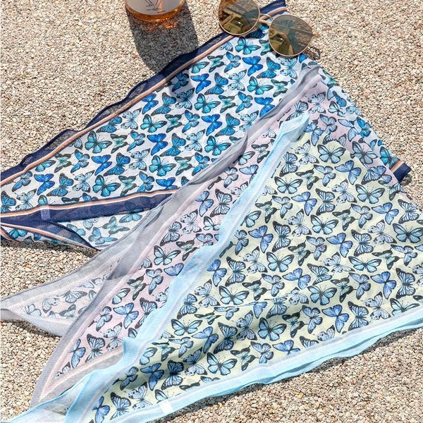 쉬즈마담 쉬즈마담 [하프클럽]A42121 버터플라이 쁘띠 스카프/중년여성의류