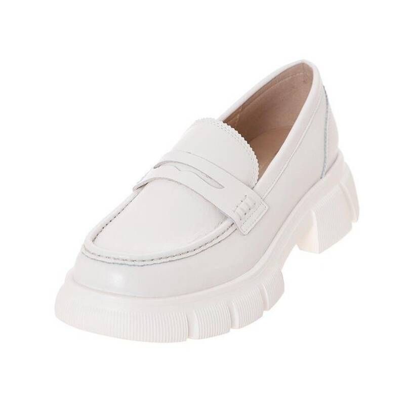 <매장정품> SODA 소다 여성 청키 아웃솔 페니로퍼 APS404 FS35_ARLT 아이보리 (5cm) 1358819