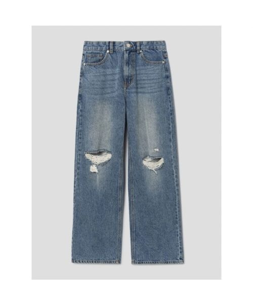 8SECONDS 에잇세컨즈 8SECONDS 데미지 스트레이트 경량데님 블루 356321CMFP 374370