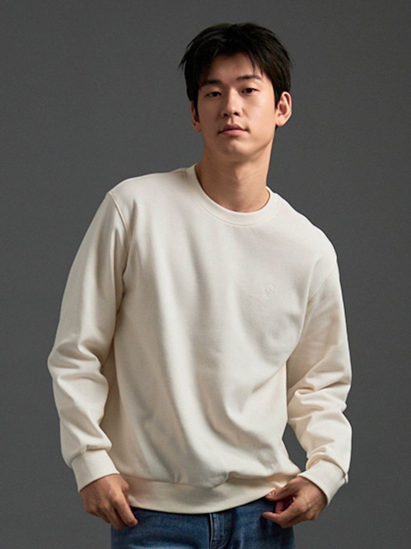 POLHAM 폴햄 POLHAM 남성 더블피케 레귤러핏 맨투맨PHG2TR1320 104577