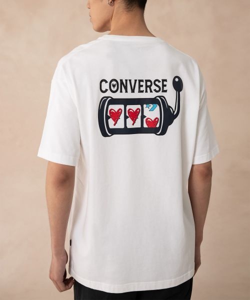 CONVERSE 컨버스 루즈 핏 그래픽 티셔츠 화이트 UCH618-001 412163