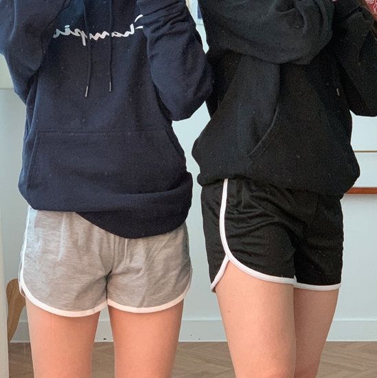 엔비 돌핀 랍바 밴딩 팬츠 3컬러 택1 3부 트레이닝 라인 배색 스트링