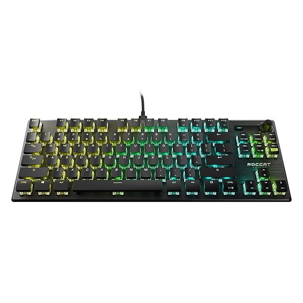 UnKnown 터틀비치 유선 기계식 키보드, ROCCAT VULCAN TKL Pro 벌칸 TKL 프로 텐키리스 영문 블랙 적축