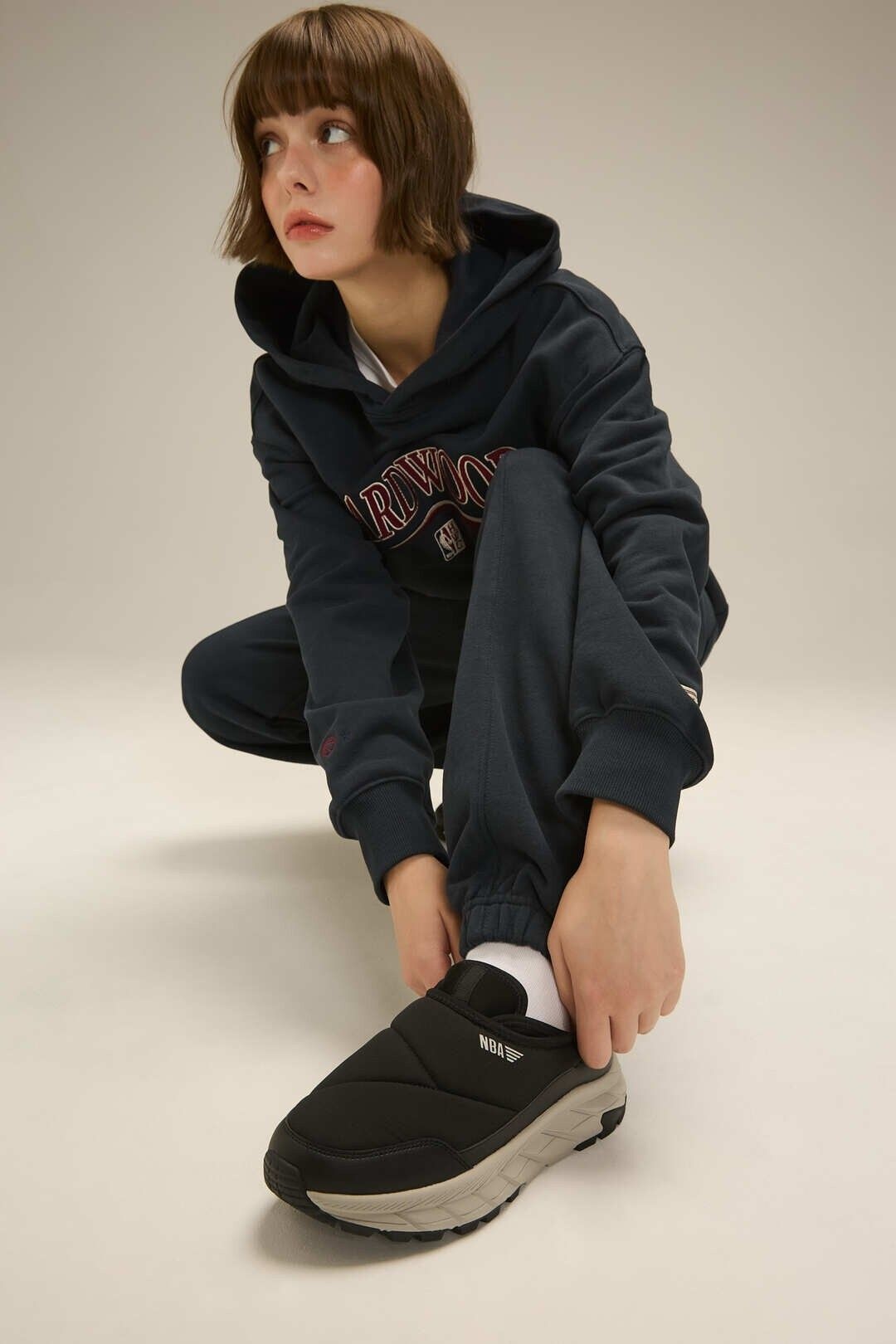 NBA MELLOW 패딩슬립온 2종(N245AS400P)DG