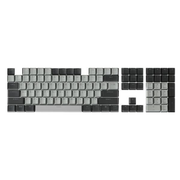 플레이기어 플레이기어 PBT 한글 더블샷 키캡 ABKO K660. CK01. EK108 호환 그레이 블랙