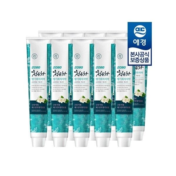 2080 청은차 향기화차 치약 190g x10개
