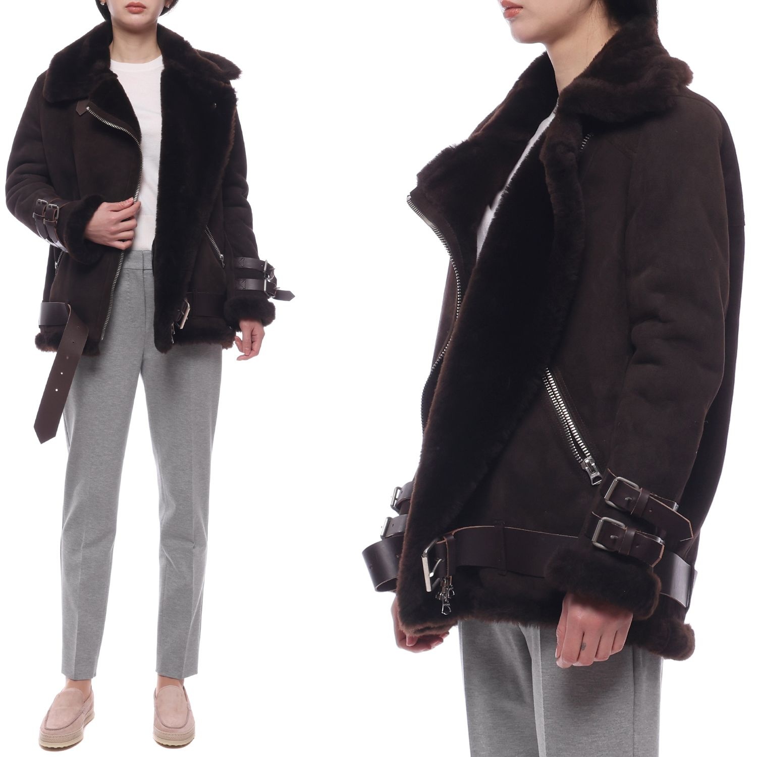 [롯데백화점] 아크네 스튜디오 여성 VELOCITE 무스탕  VELOCITE 1AB144 725 LE1220091457