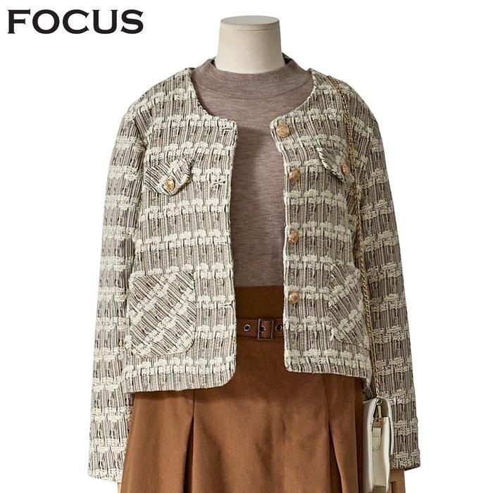 [포커스]릴리트위드 자켓 FF4H3JK3061_JK