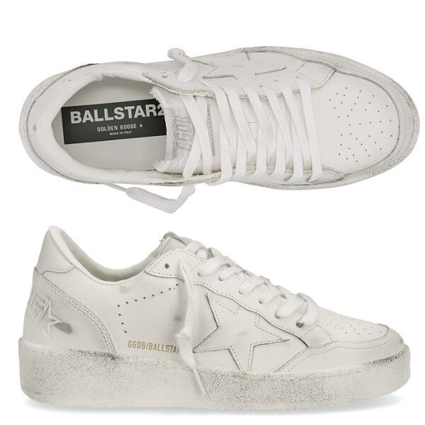 GOLDEN GOOSE 골든구스 [골든구즈] [골든구스] 아이코닉 스타 GMF00804 F007322 10100 골든구스 볼스타2 남성 스니커즈 운동화