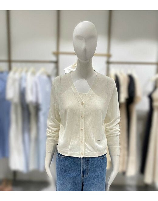 온앤온 온앤온 ON&ON 이너세트 린넨혼방 가디건 NJK5AD710 502922