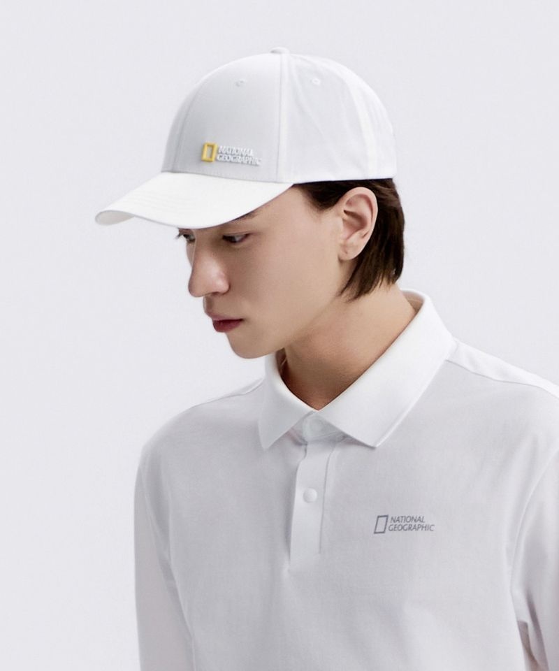 NATIONALGEOGRAPHIC <매장정품> 내셔널지오그래픽 N265AHA530 어반 메탈 로고캡 WHITE N265AHA530010 181710