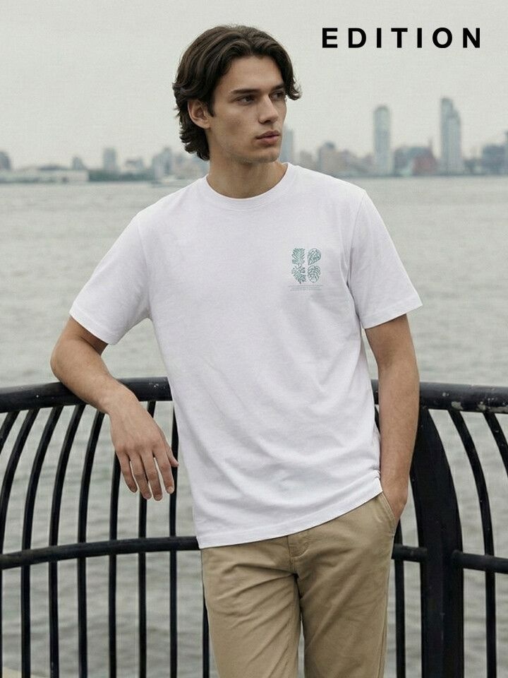 에디션 에디션 그래픽 반팔 티셔츠 NEE2TR1904_C 431832