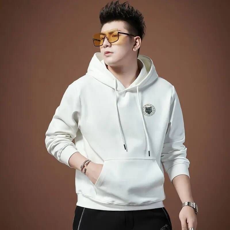 [해외] 남성용 맨투맨 녹색 후드 남성 의류 솔리드 저렴한 무료 배송 디자이너 심플 Emo Y2k 빈티지 S 제공 신제품