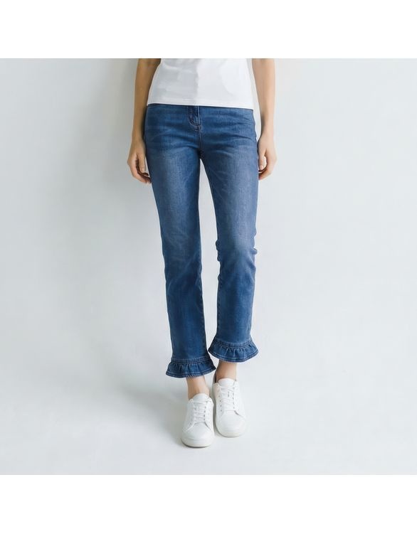 엘르골프 [백화점 정품] 엘르골프 여성바지 여성 데님 팬츠_6G41608