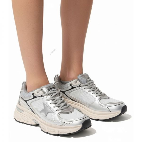 GOLDEN GOOSE 골든구스 26SS 라이트스타 스니커즈 그레이 TPU 스타 (GMF00724 F007843 60320)