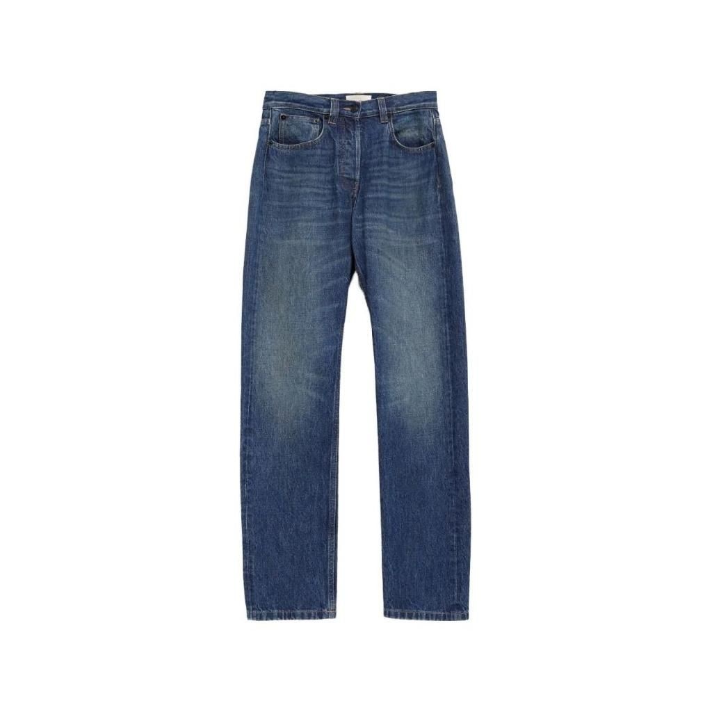 더로우 [P13]더로우 10763W4451MDI 여성 데님 진 청바지 바지 팬츠 트라우져 로고 부츠컷 와이드데님